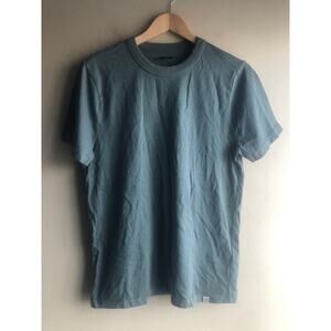 New Madewell Men AllDay Tee Shirt Green Blue Size XS